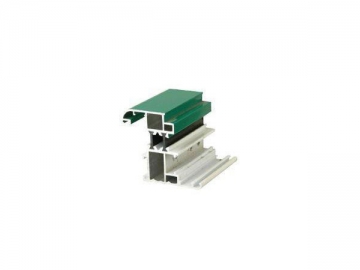Perfil de aluminio para puertas
