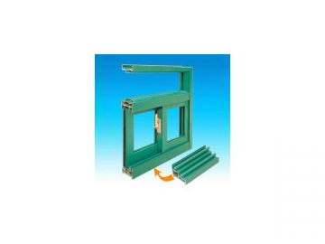 Perfil de aluminio para ventanas