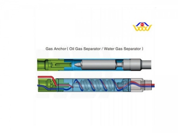 Ancla de gas (Separador de gas-aceite / Separador de gas-agua)