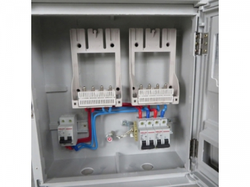 Caja de medidor eléctrico monofásico