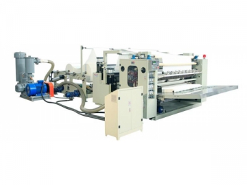 Máquina para fabricar pañuelos faciales en caja de 10 líneas