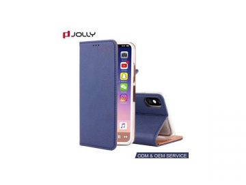 Funda cartera a prueba de caídas para iPhone X