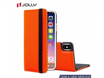 Funda protectora de malla tejida para iPhone X