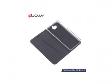 Funda flip cover de cuero resistente a la suciedad para Huawei Y5